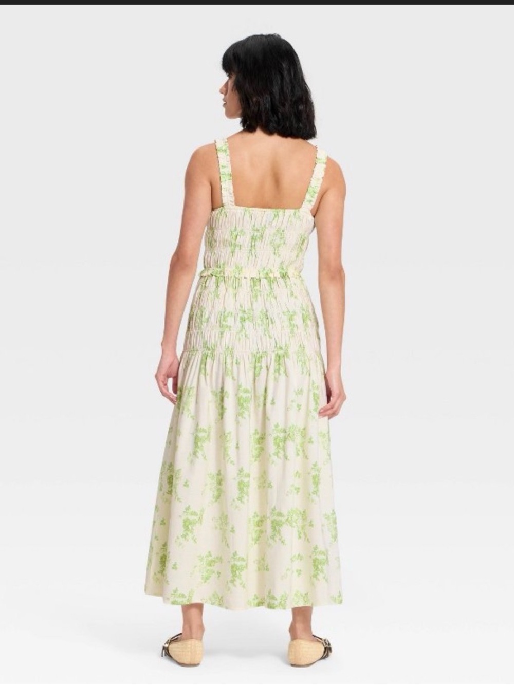 NWOT Universal Thread Smocked Floral Maxi Dress - Picture 2 of 6